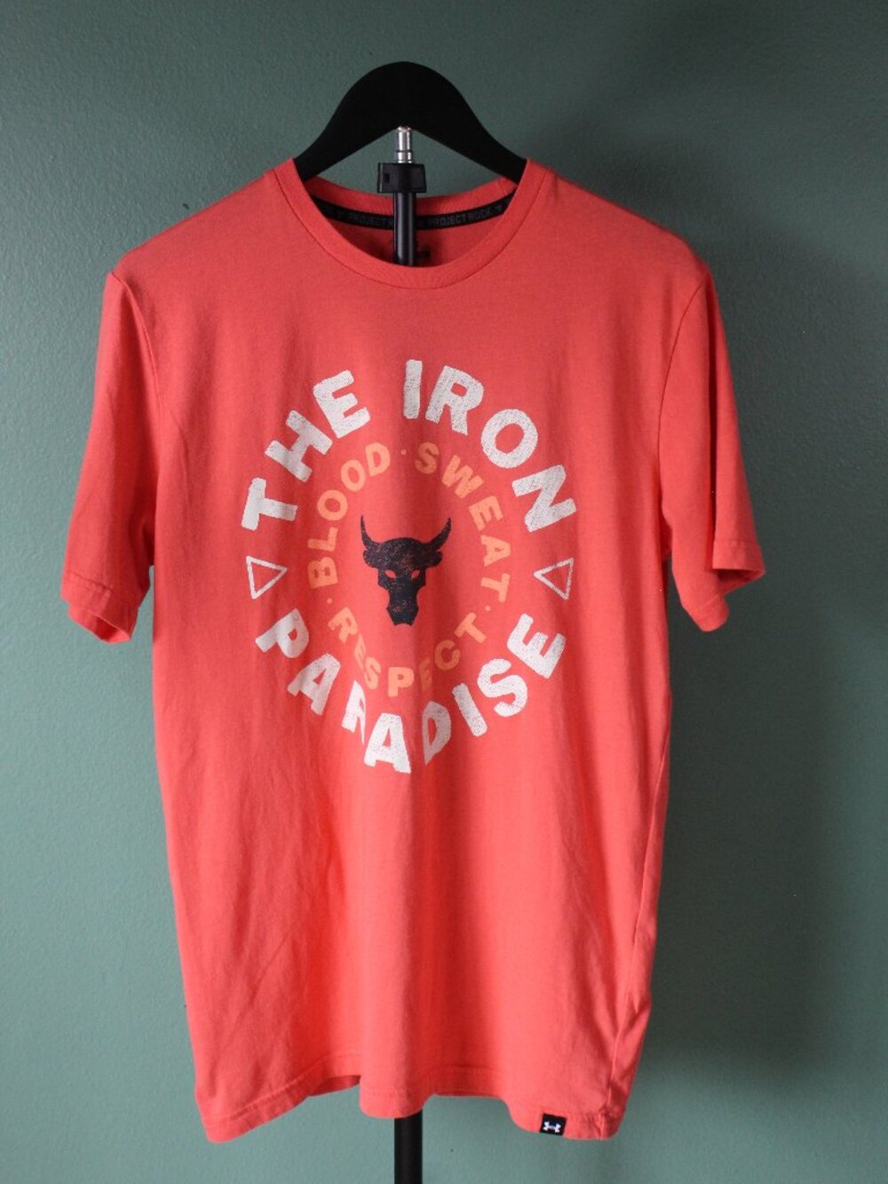 Under Armour Men's UA Project Rock BSR Paradise T-Shirt Loose Fit